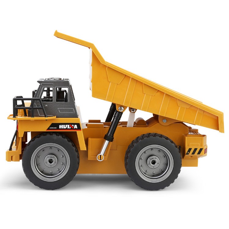 HUINA 1540 1/18 6CH rc rubbish garbage truck toy tailer mega remote radio control dump truck tipcart