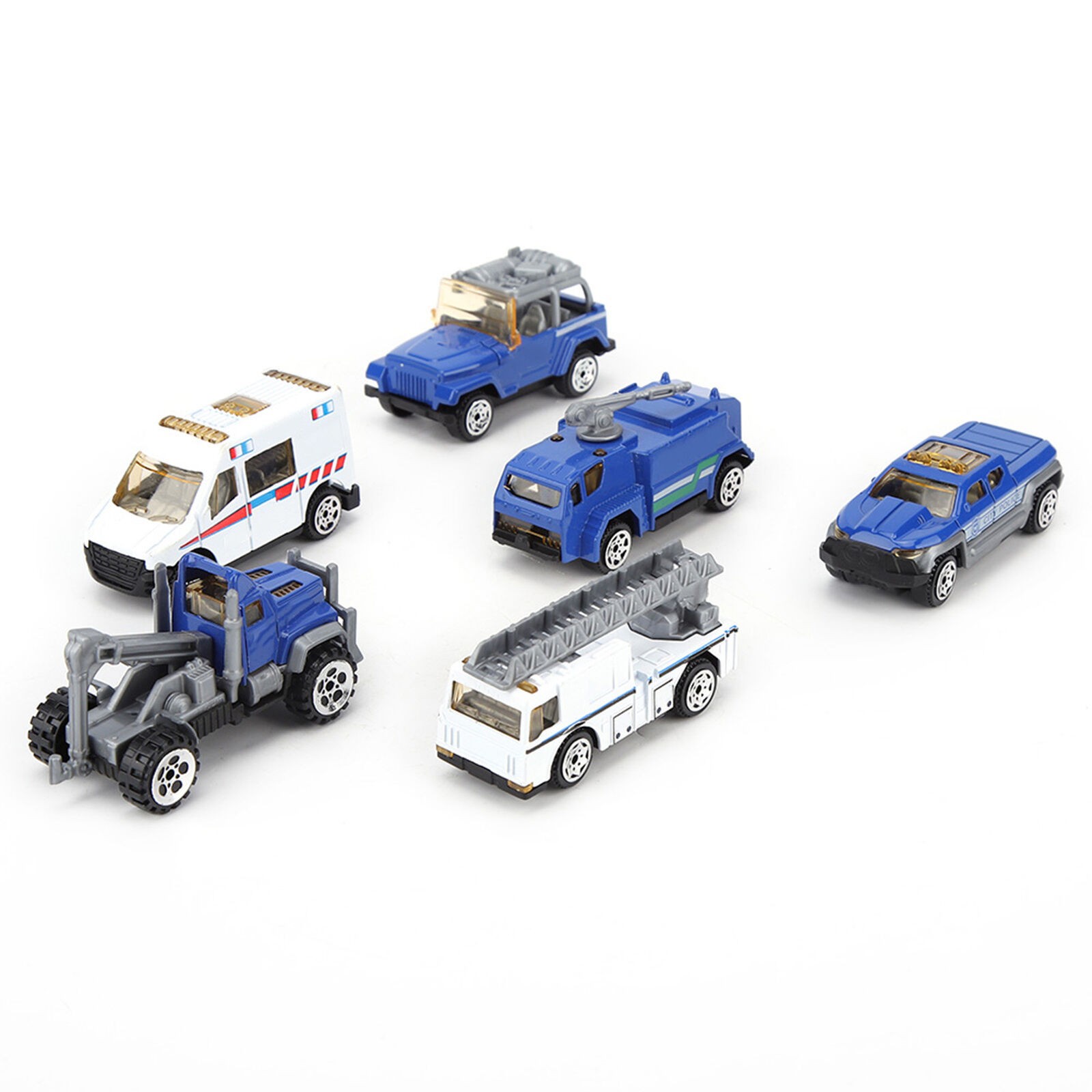 Coolerstuff 1:64 scale mini ambulance model diecast police die cast metal and alloy metal car toy
