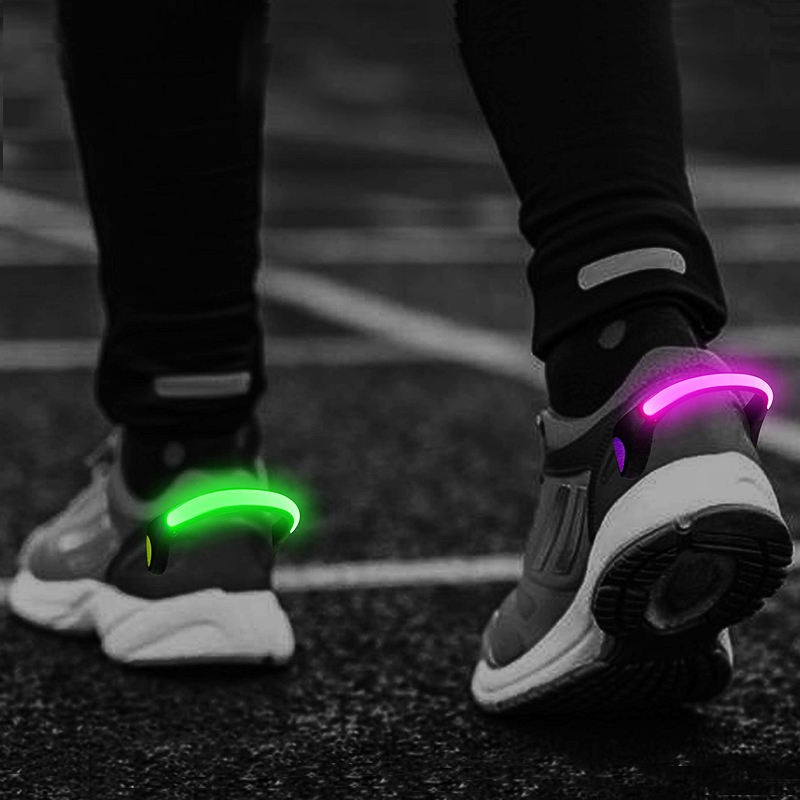 Dropshipping night running safety bright led shoe clip light
