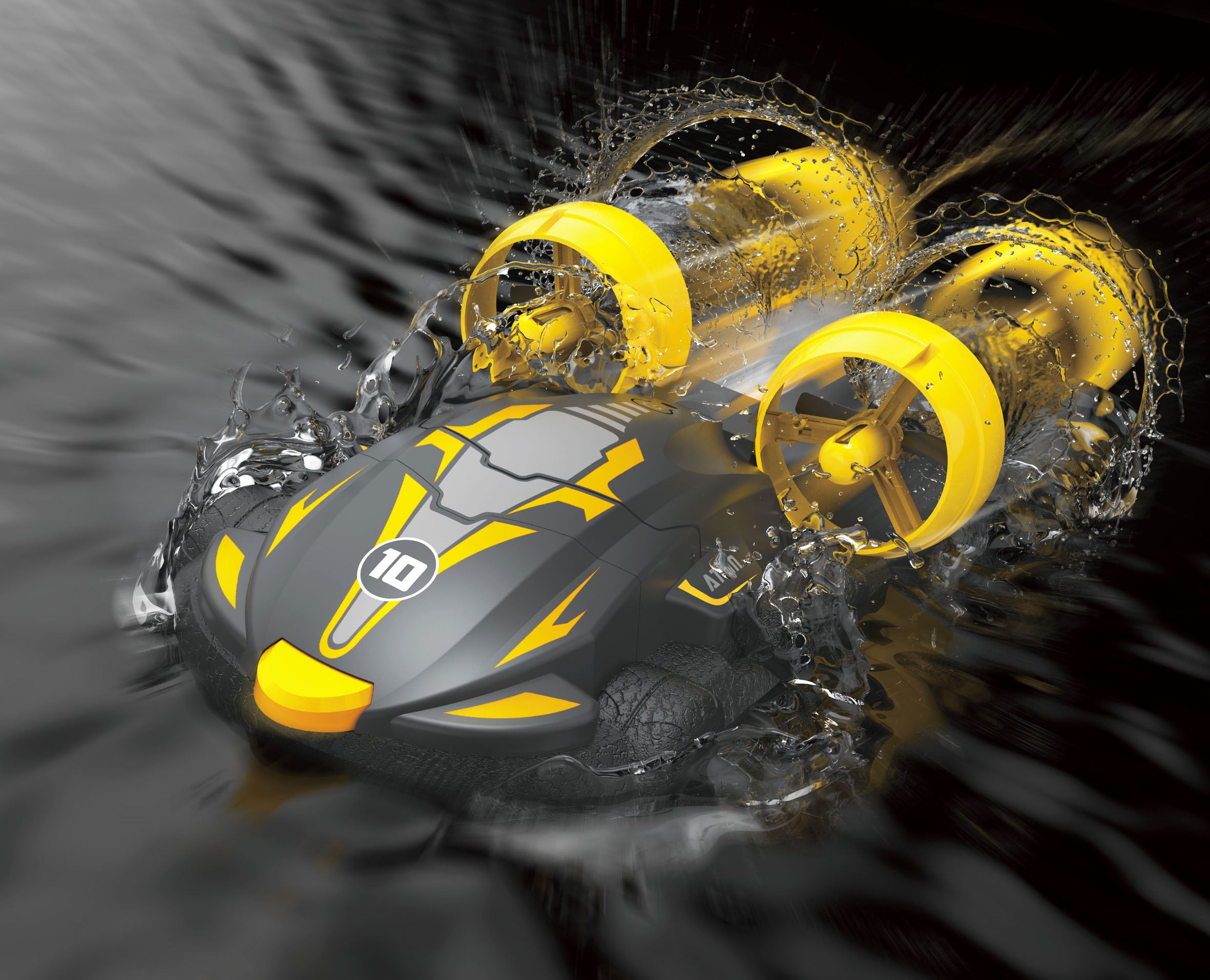 rc water car