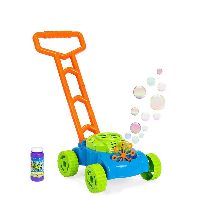 Shantou chenghai toys bubble machine trolley cart automatic bubble