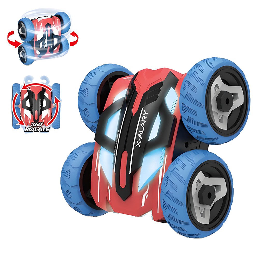 2.4GHz amphibious off road radio control toys double sided stunt climbing twisting car