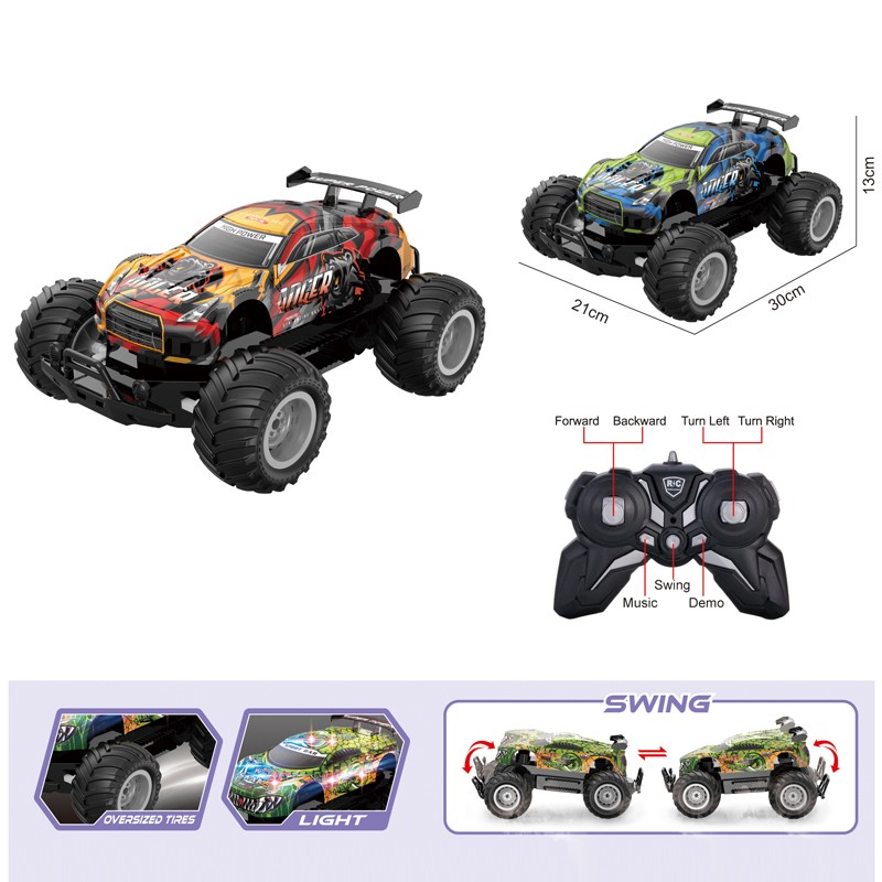 2.4G 1:14 R/C stunt off-road vehicle