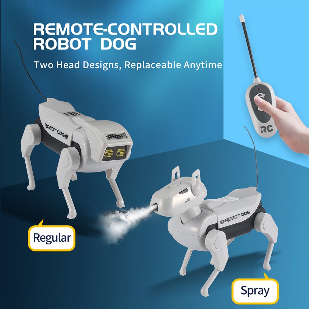 27MHZ  DIY Spray Robot dog
