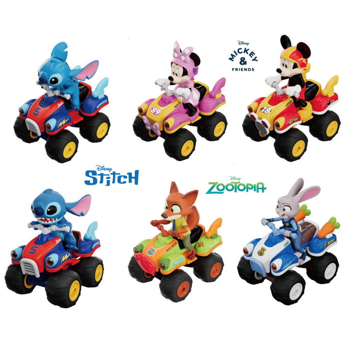 2.4G RC Disney Stitch/Mickey/Minnie/Nick/Judy Beach Buggy