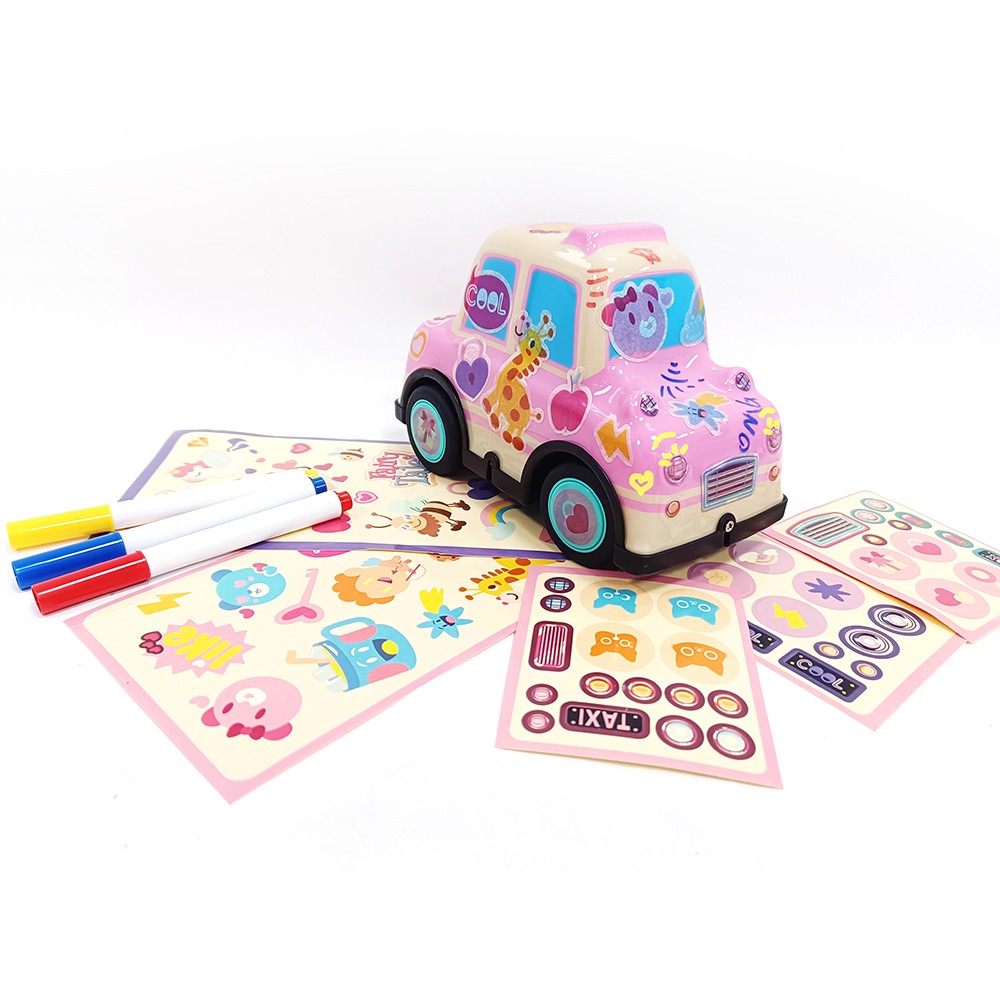 2.4G DIY 4CH Graffiti R/C Car