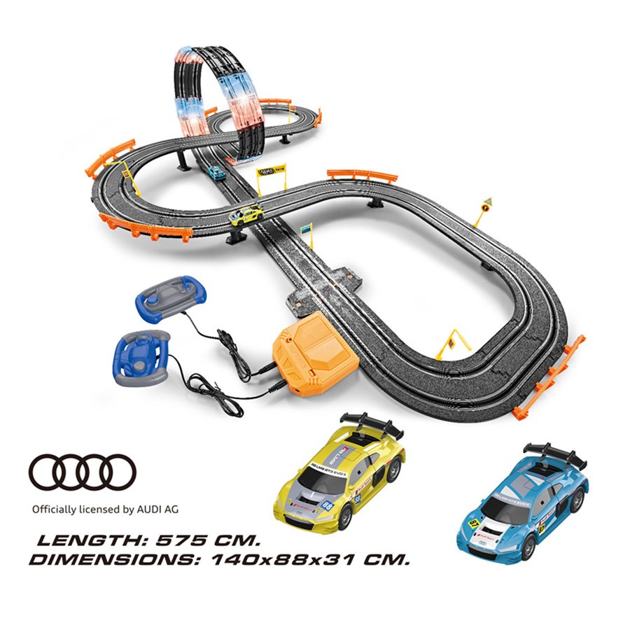 1:64 Audi Licensed Slot Car Racing Track
