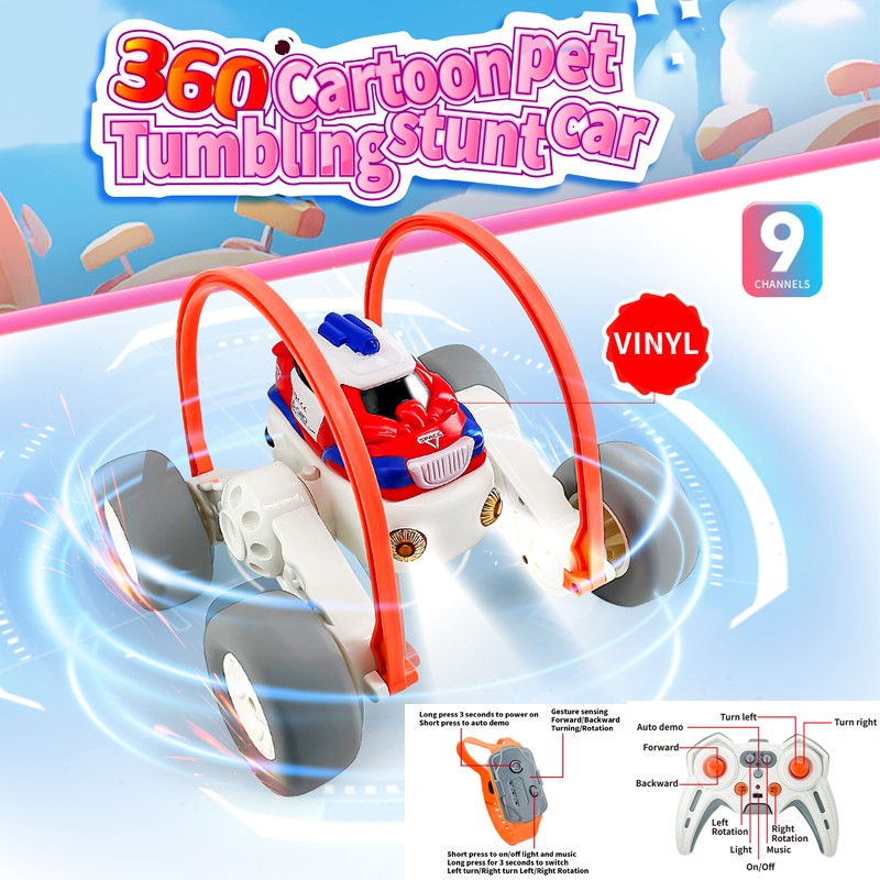 2.4G R/C 9CH Stunt Car