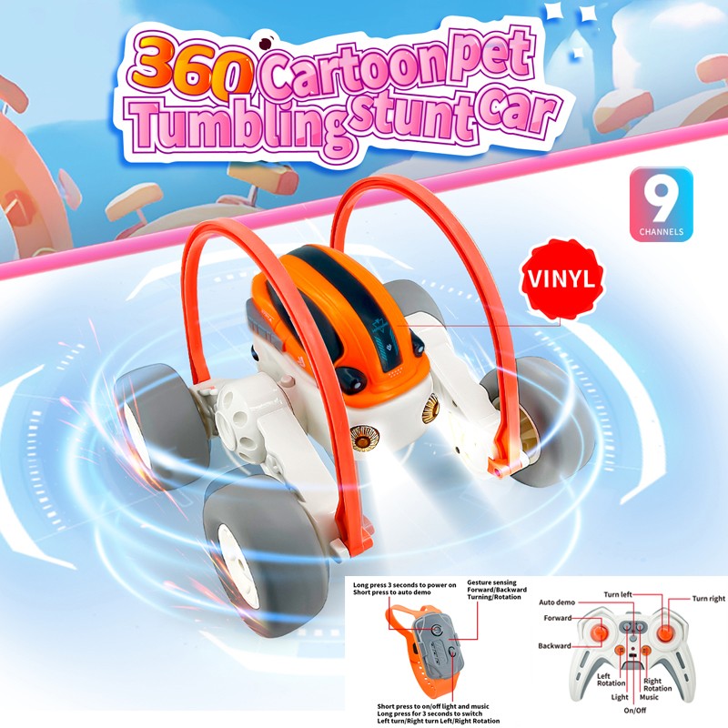 2.4G R/C 9CH Stunt Car